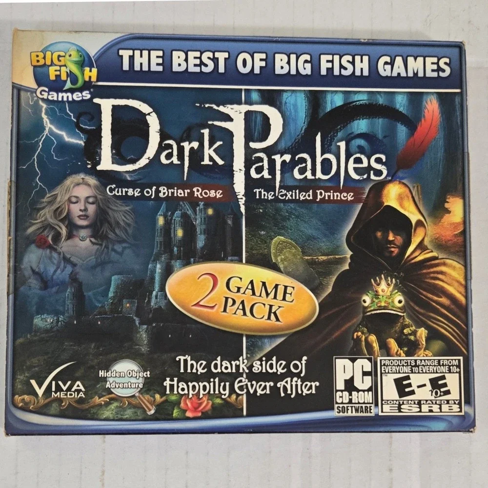 Dark Parables 2 Game Pack PC Game Curse of Briar Rose Exiled Prince CD‎